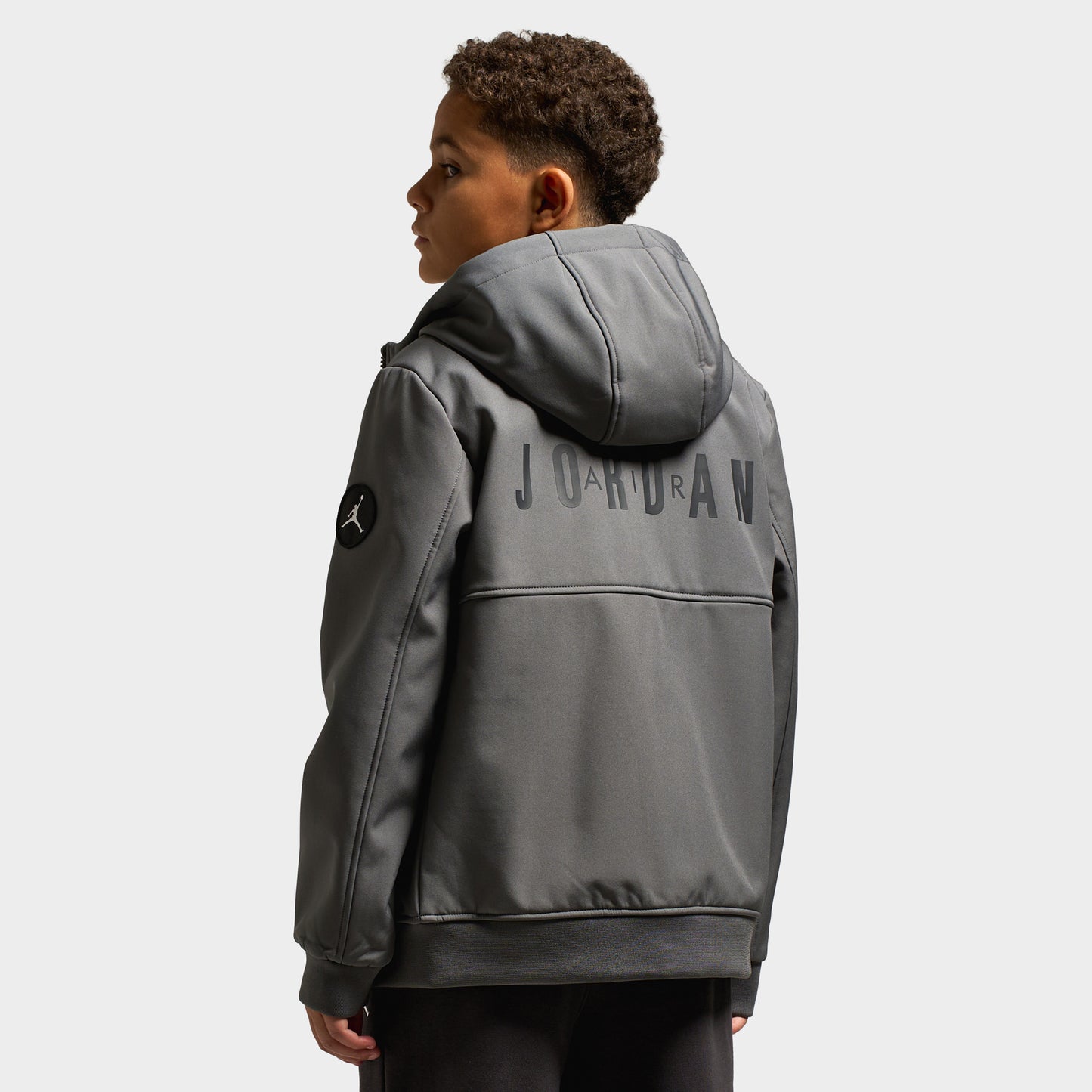 Jordan Junior Veste Softshell / Gris fer