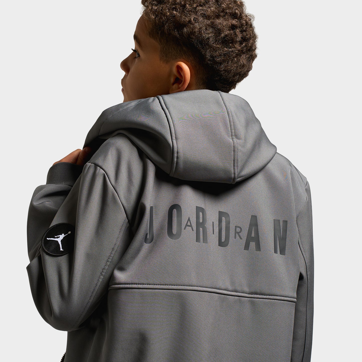 Jordan Junior Veste Softshell / Gris fer
