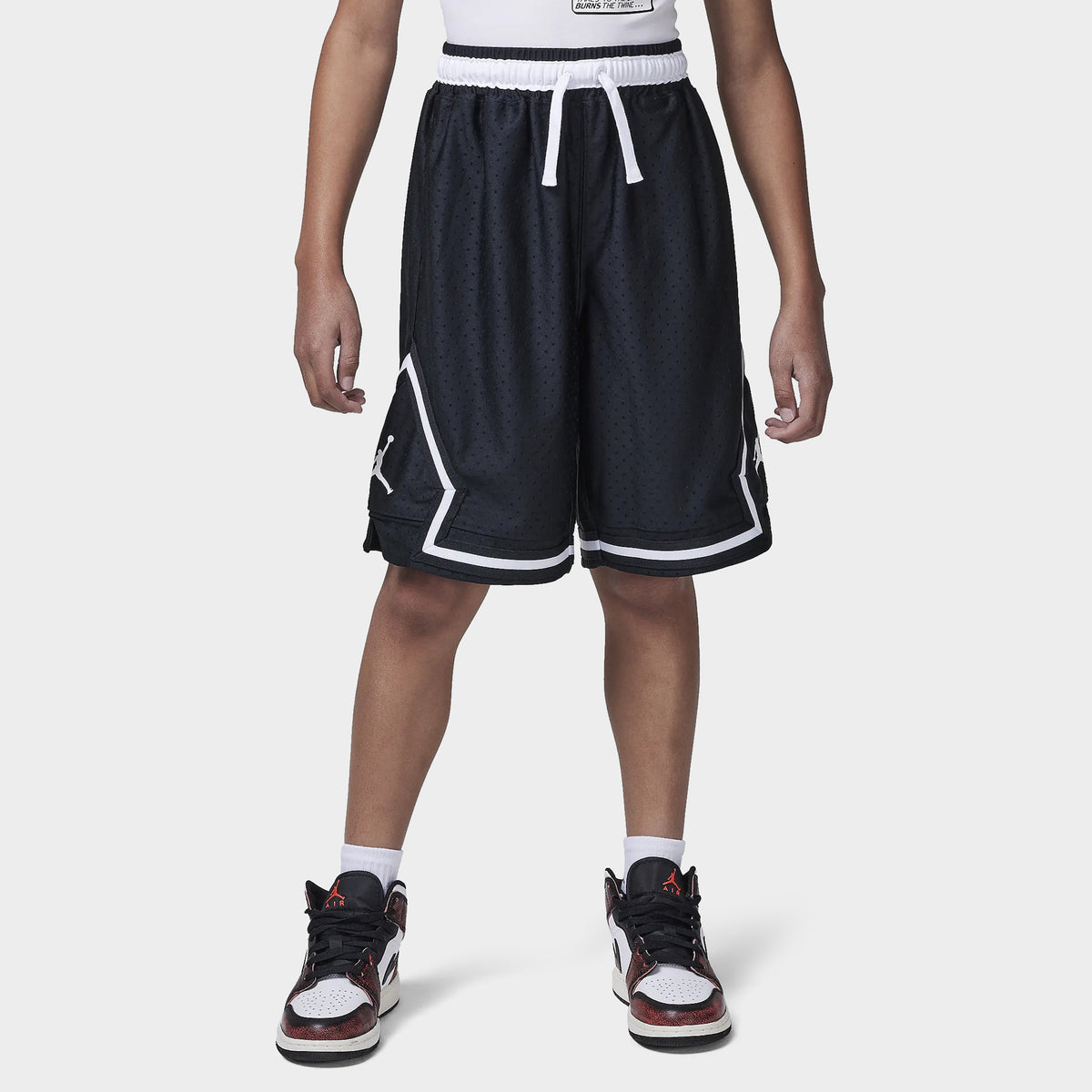 Jordan Junior Boys Dri FIT Shorts Black JD Sports