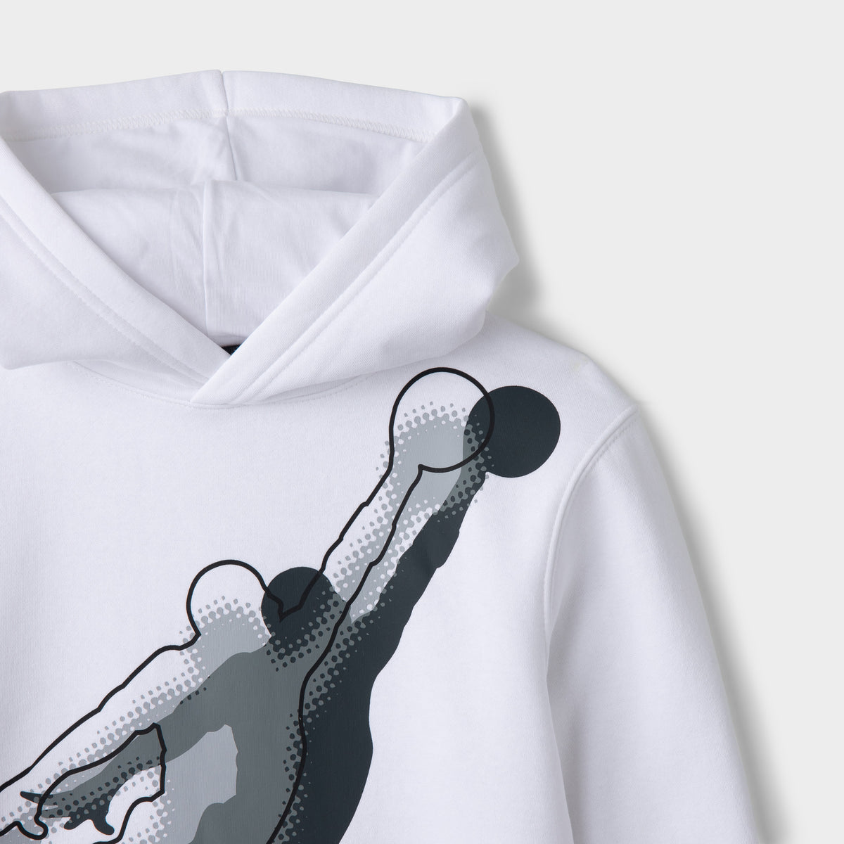 Jordan Junior Boys Haze Out Jumpman Pullover Hoodie White JD Sports