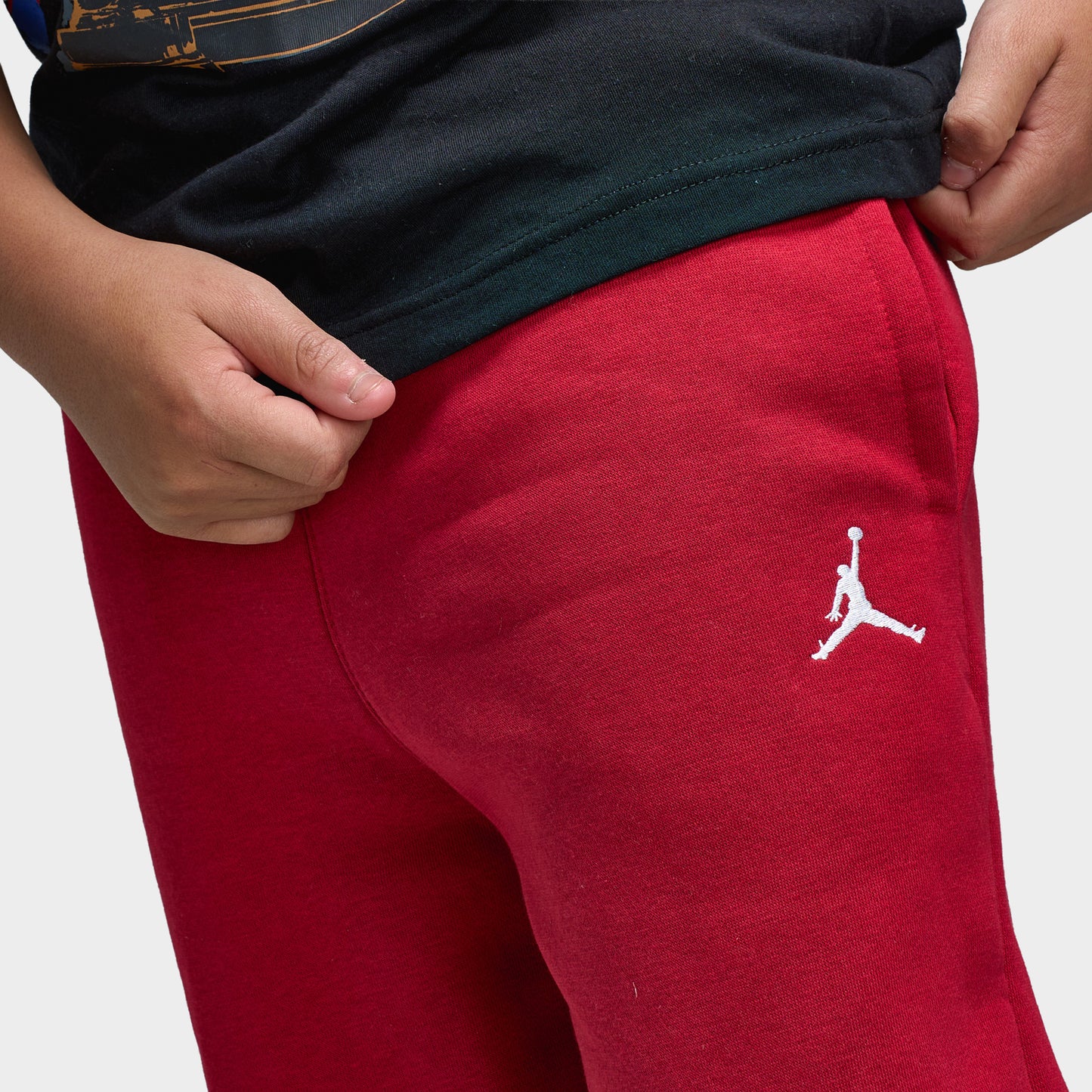 Jordan Juniors' MJ Brooklyn Fleece Pants / Gym Red