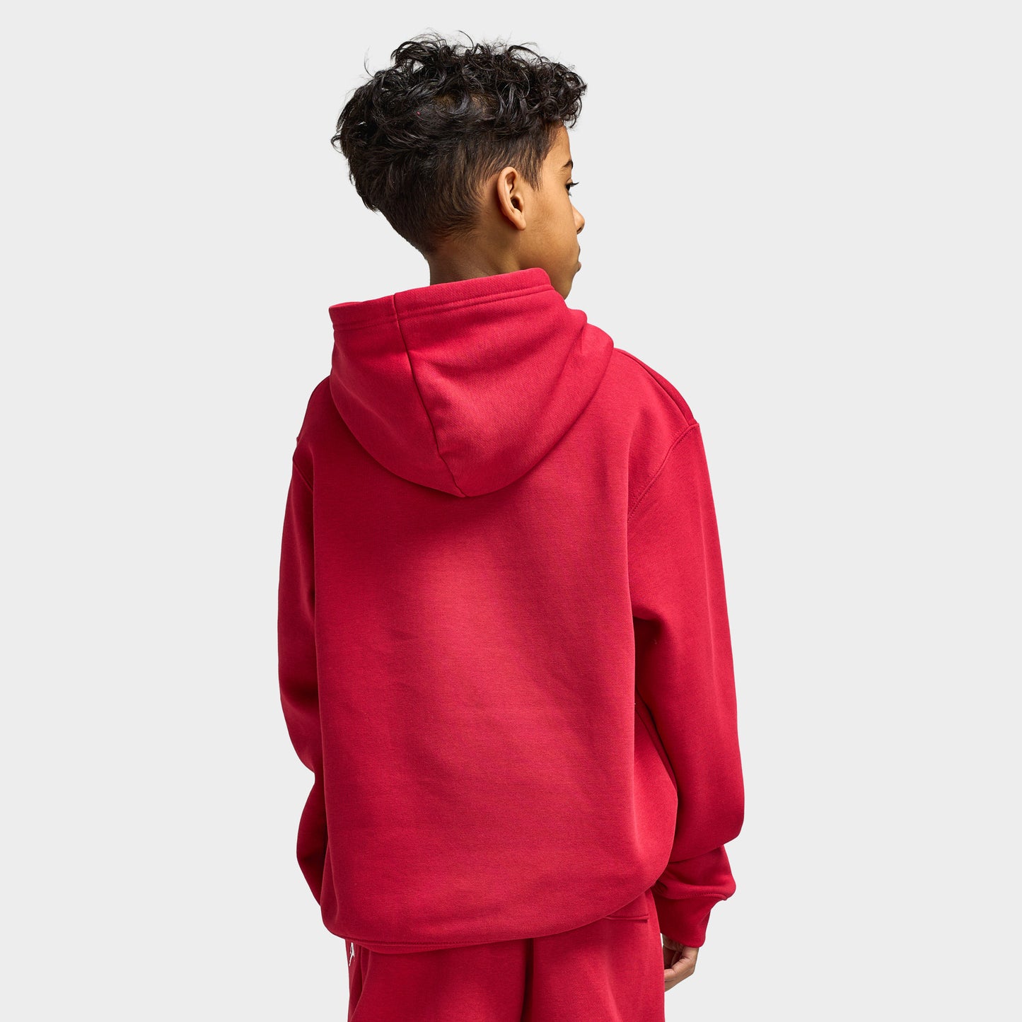 Jordan Juniors' MJ Brooklyn Fleece Pullover Hoodie / Gym Red