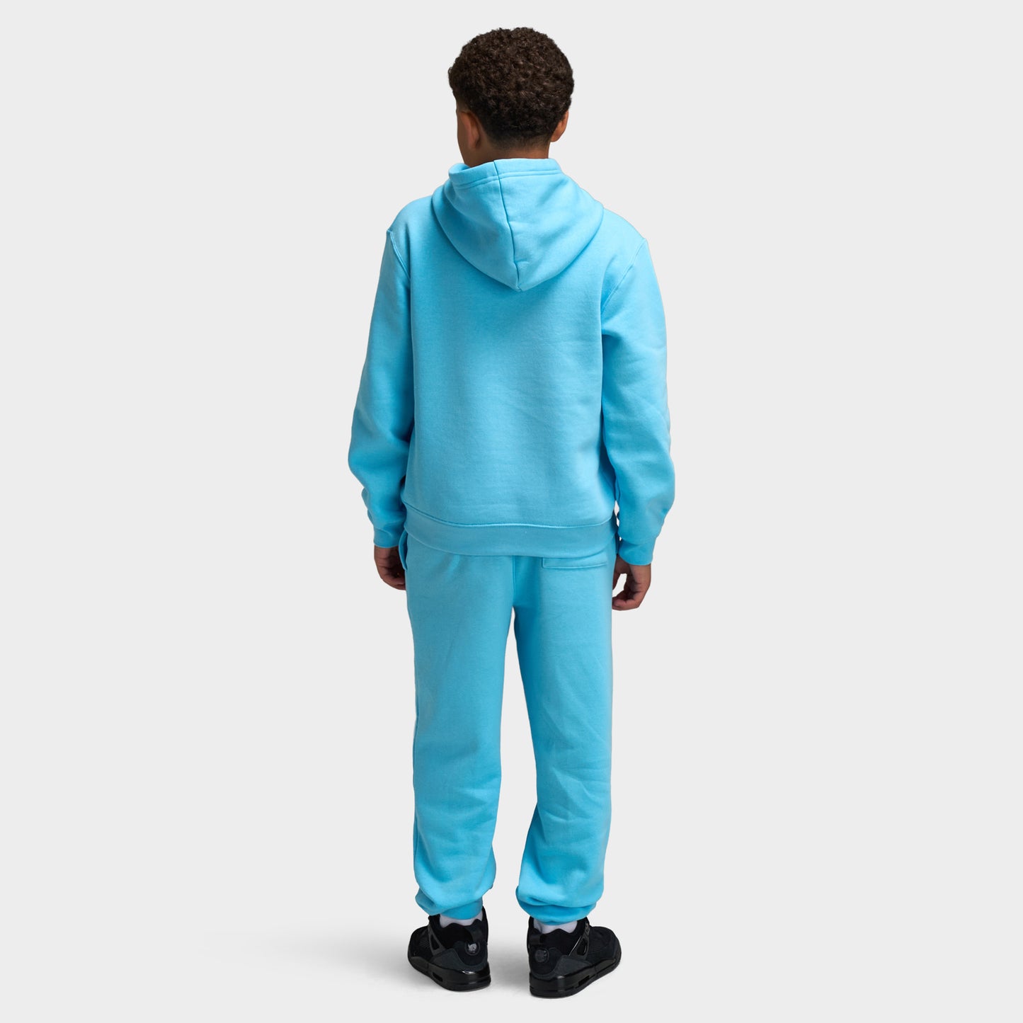Jordan Juniors' MJ Brooklyn Pullover Hoodie / Blue Chill