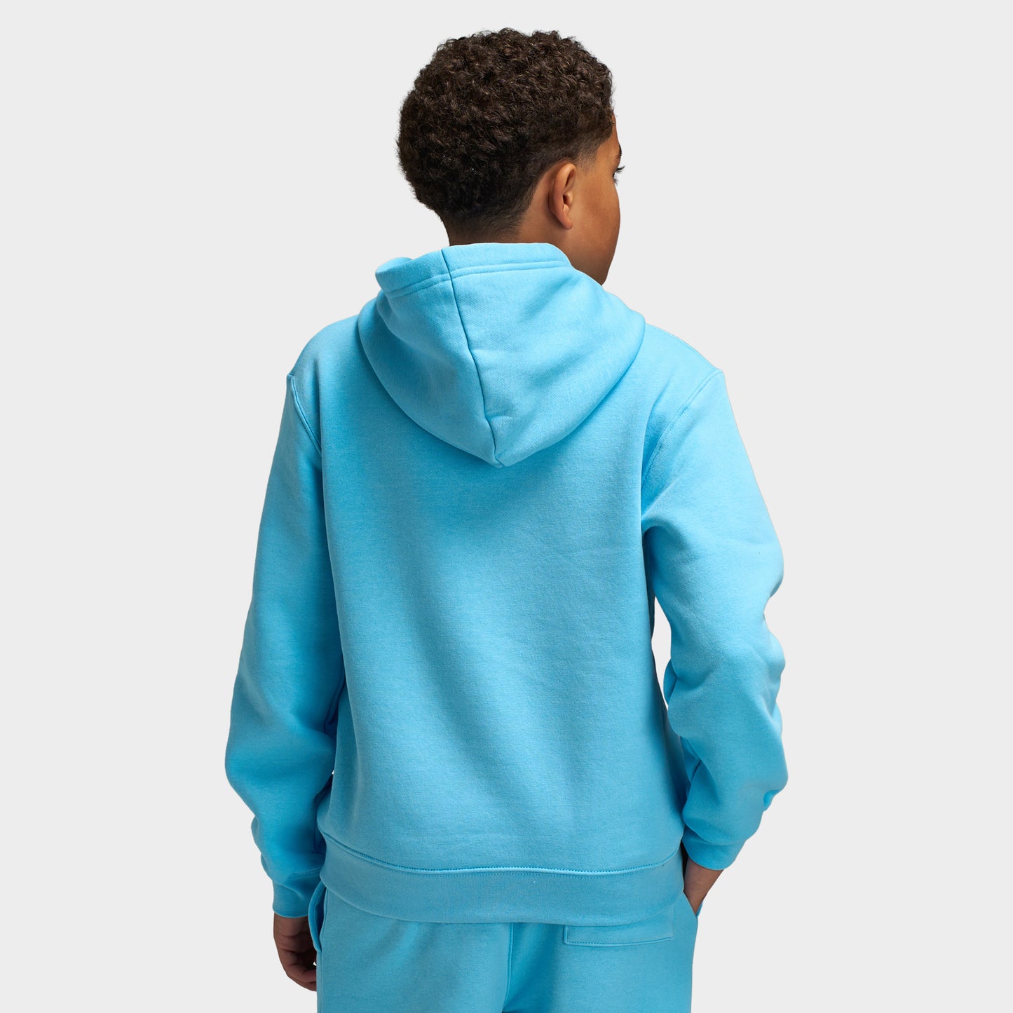 Jordan Juniors' MJ Brooklyn Pullover Hoodie / Blue Chill