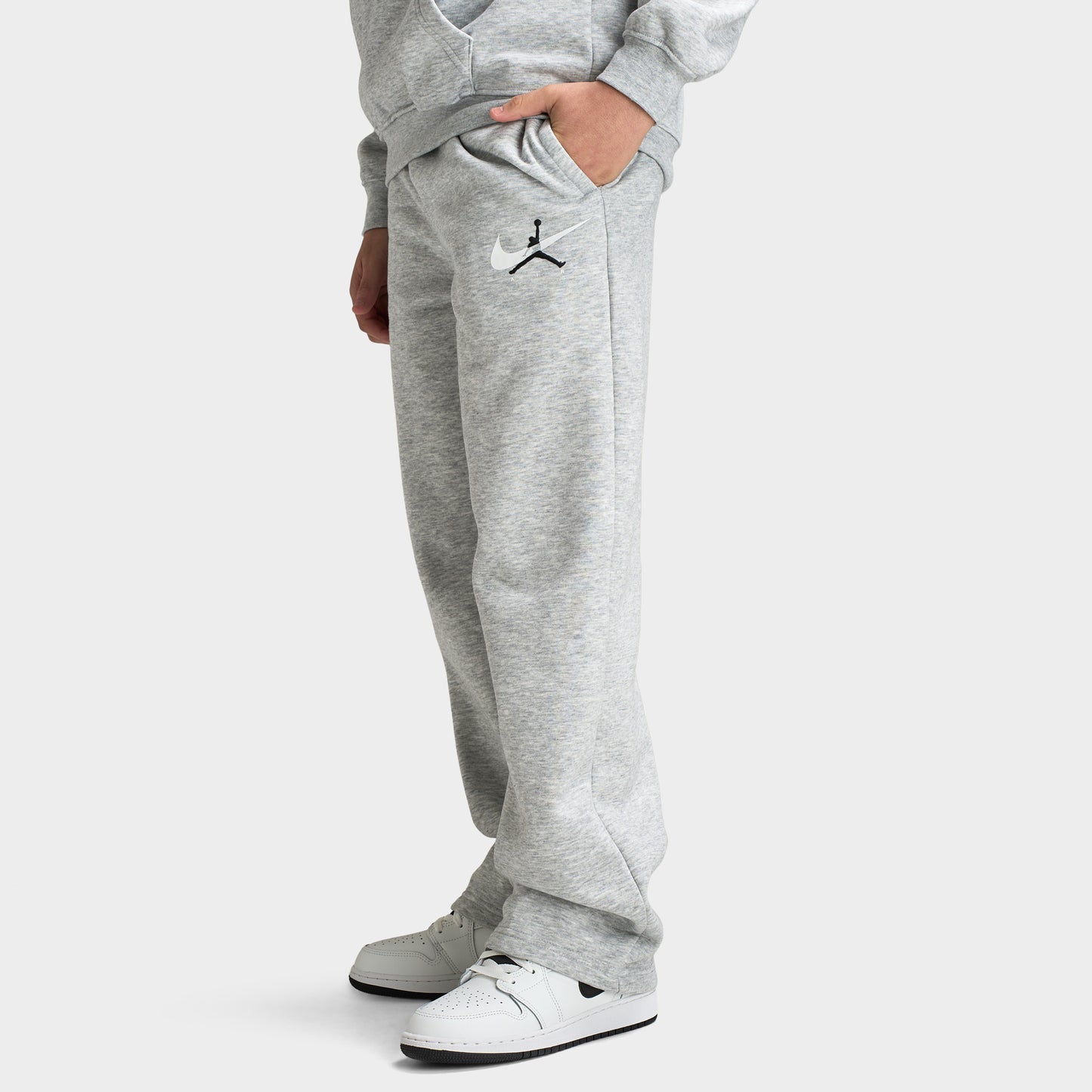 Jordan Juniors' Brand Arch Fleece Pants / Grey Marl