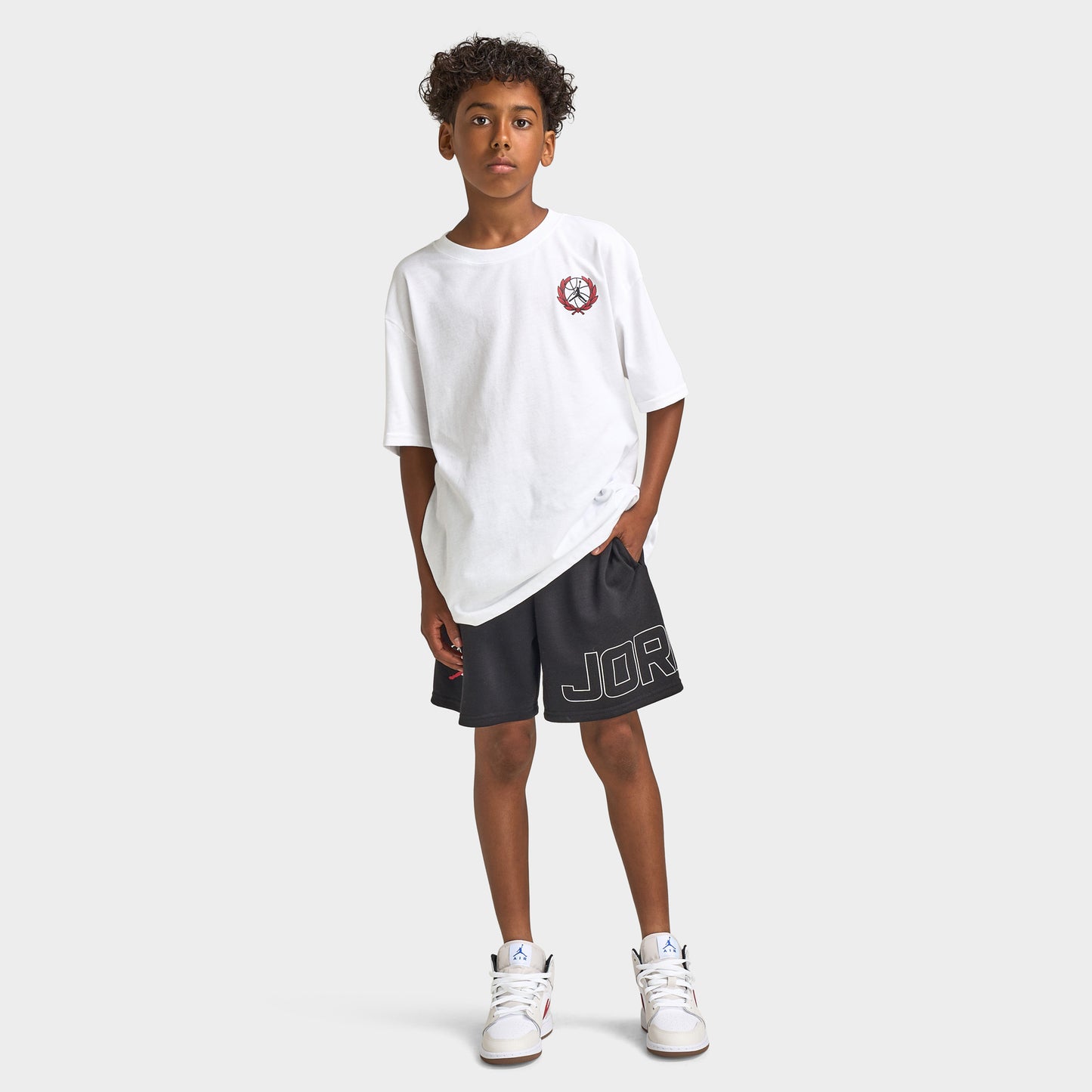 Jordan Juniors' Rookie Season Shorts / Black
