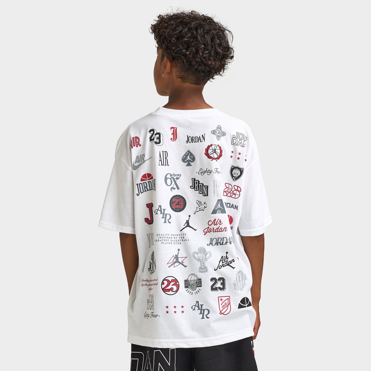 Jordan Juniors' Overtime T-Shirt / White