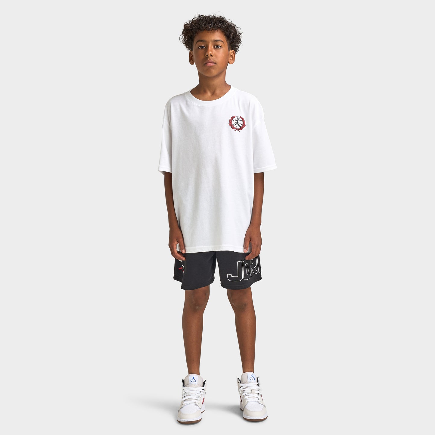 Jordan Juniors' Overtime T-Shirt / White