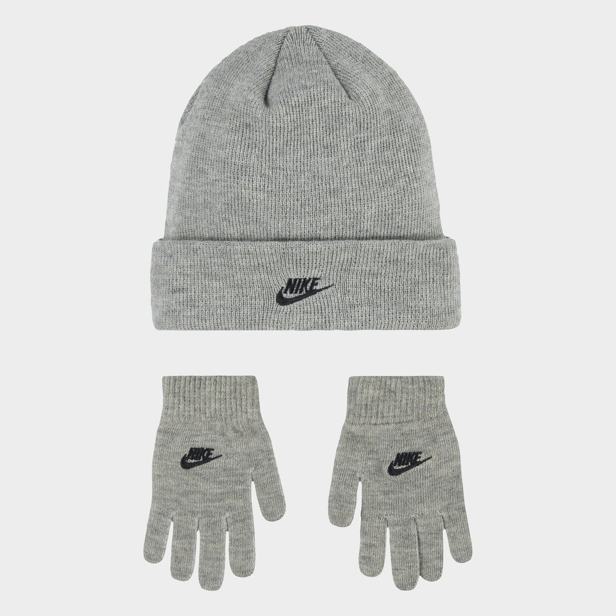 Nike Club Tuque et Gants Set Grey Heather