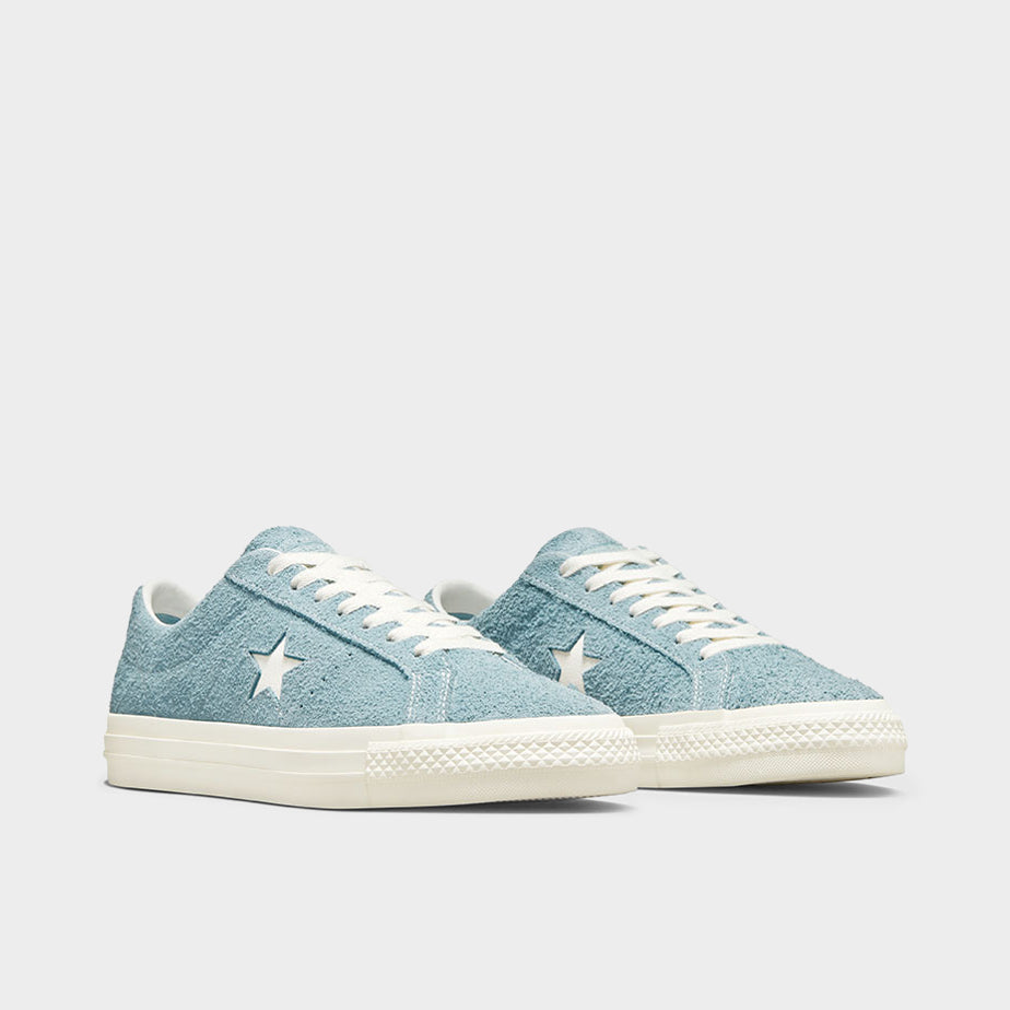 Converse One Star Pro Shaggy Suede Low Bleu Cocon