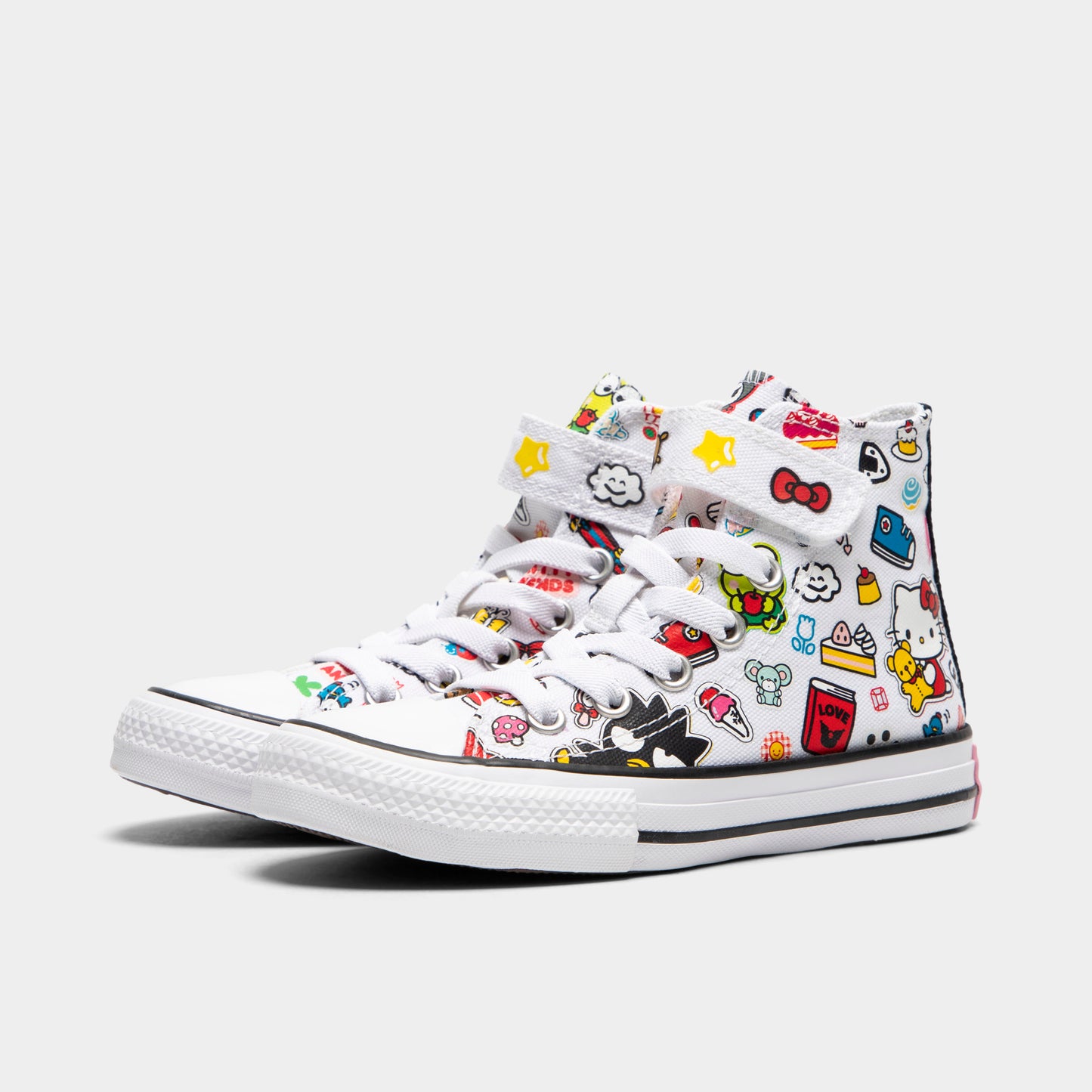 Converse Children's Chuck Taylor All Star Hello Kitty and Friends White / White - Black