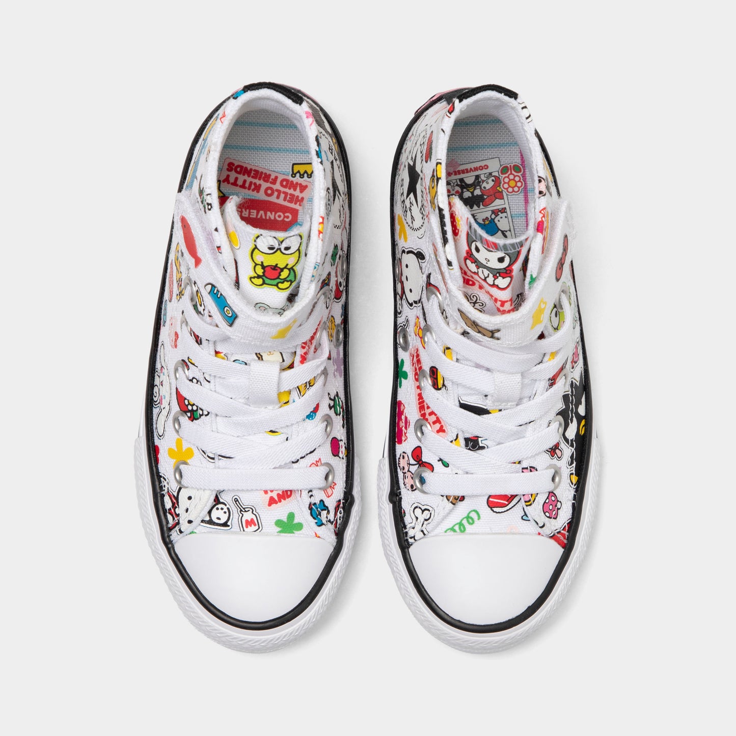 Converse Children's Chuck Taylor All Star Hello Kitty and Friends White / White - Black