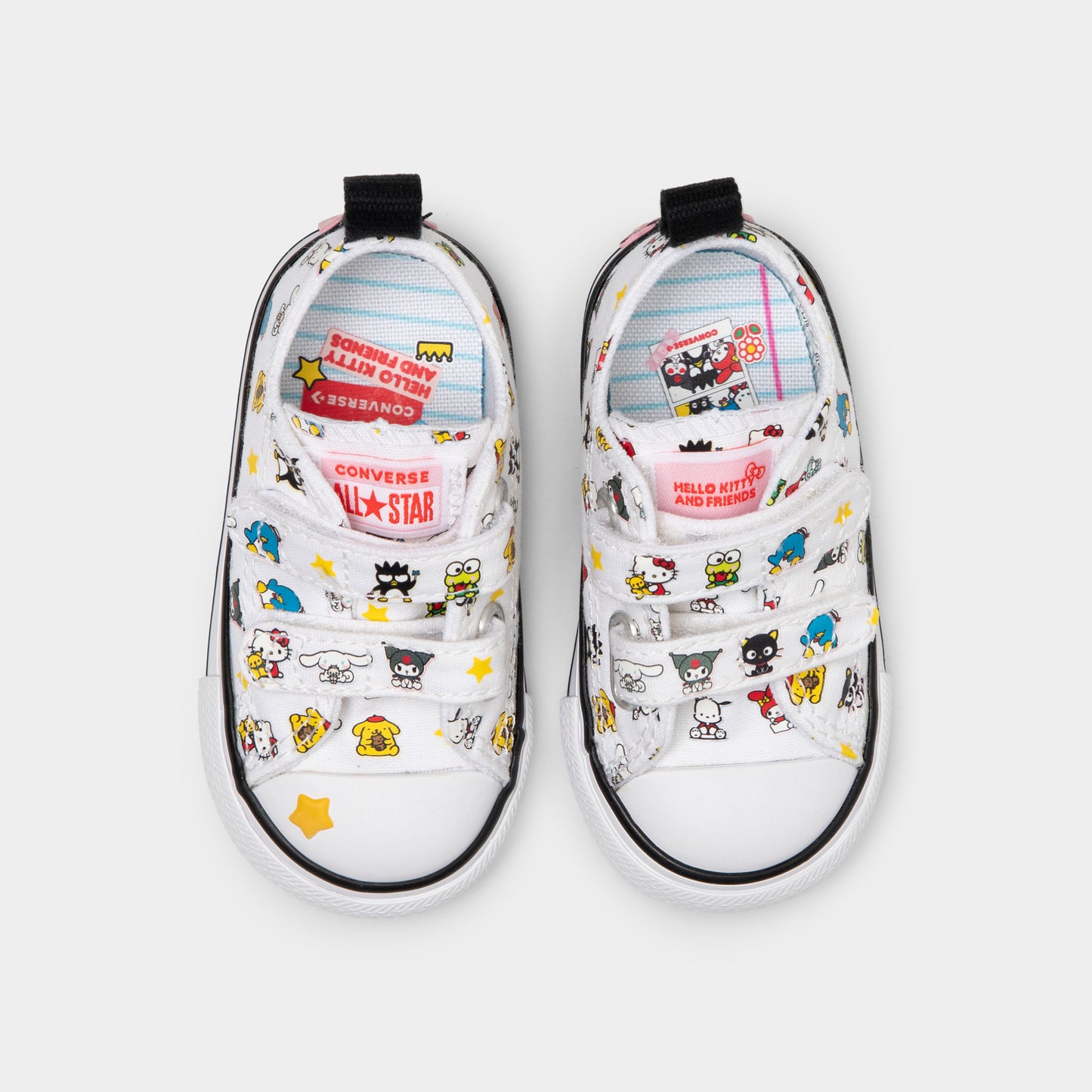 Converse Enfants Chuck Taylor All Star Hello Kitty et ses amis Blanc / Noir - Blanc