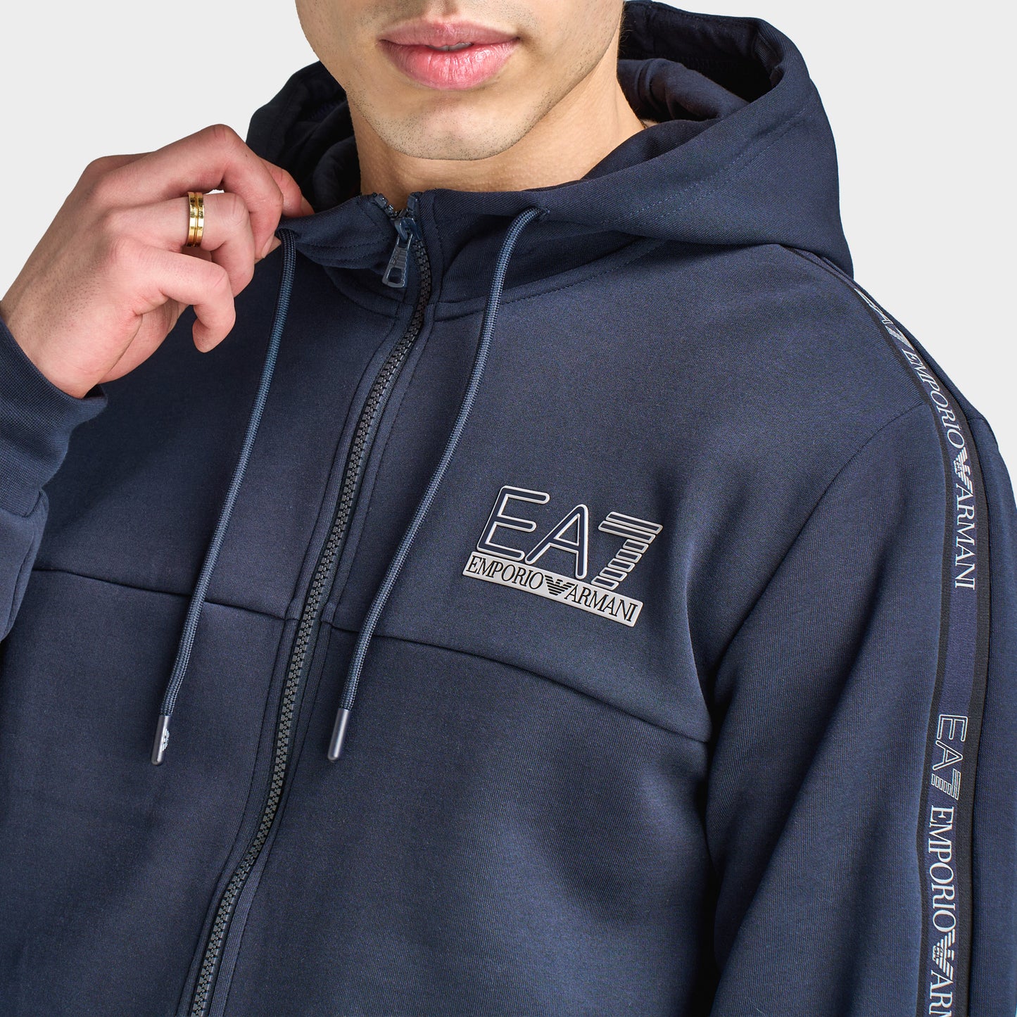 EA7 Fullzip Hoodie / Armani Blue