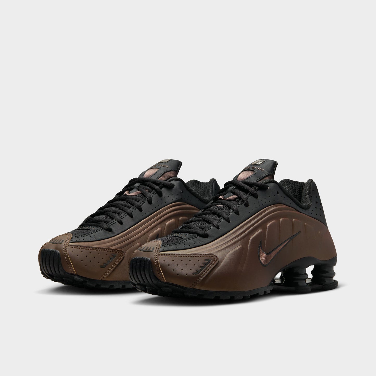 Nike Femmes Shox R4 Off Noir / Off Noir - Ferrugineux
