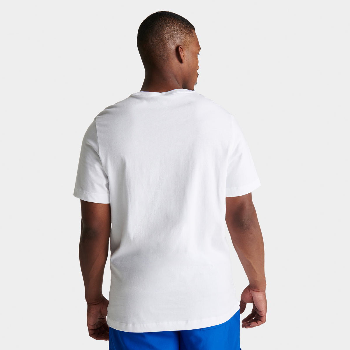 mens white and black nike shirt