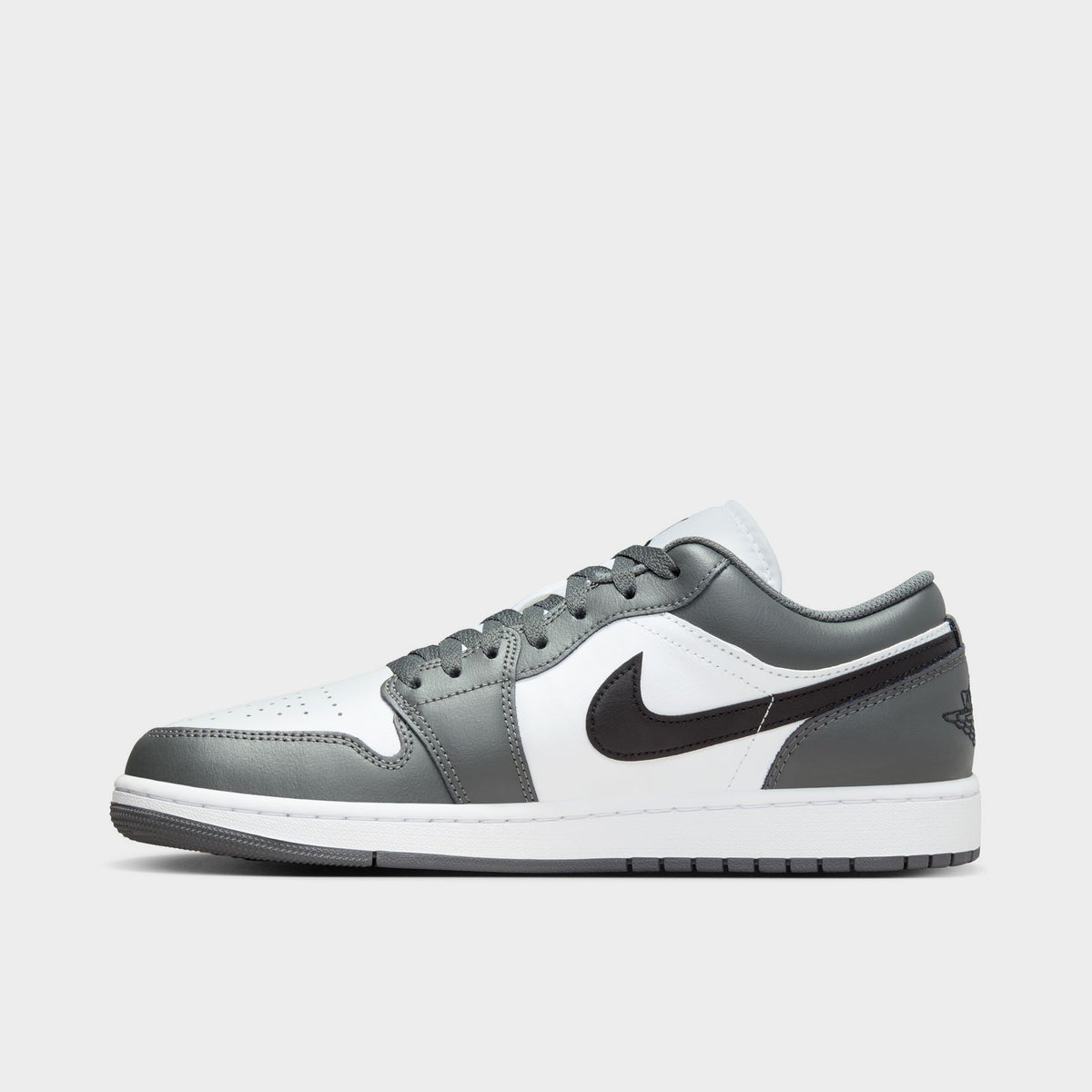 Jordan 1 Low Black White Iron Grey