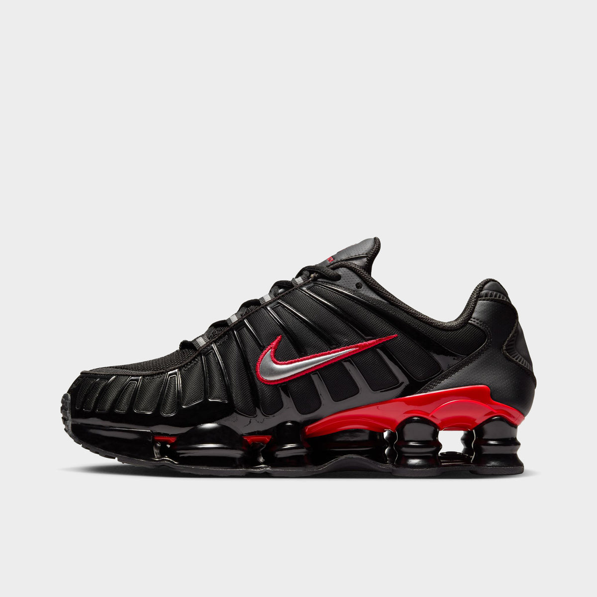 Nike Shox TL Black Metallic Silver University Red