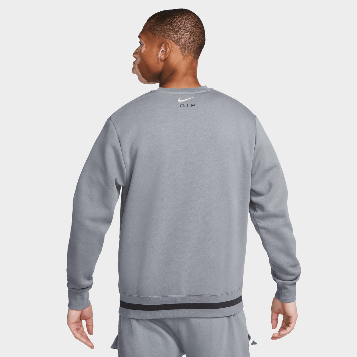 Nike air shop crew sweatshirt grey