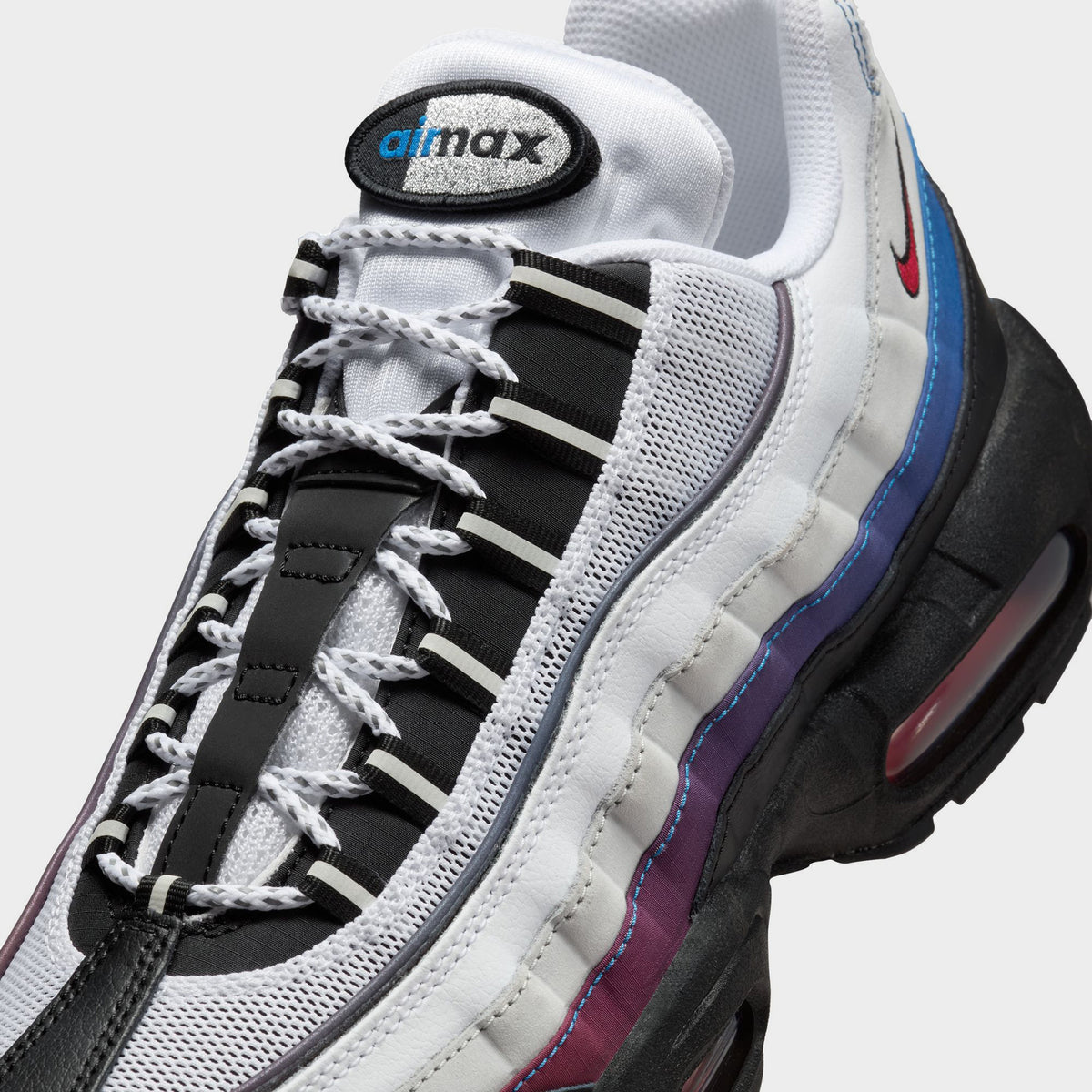 Blue red and white air max 95 best sale