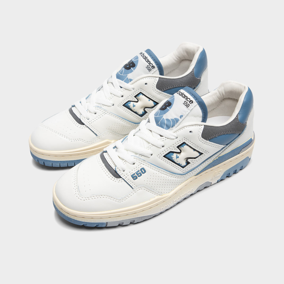 new balance bb550 white blue grey