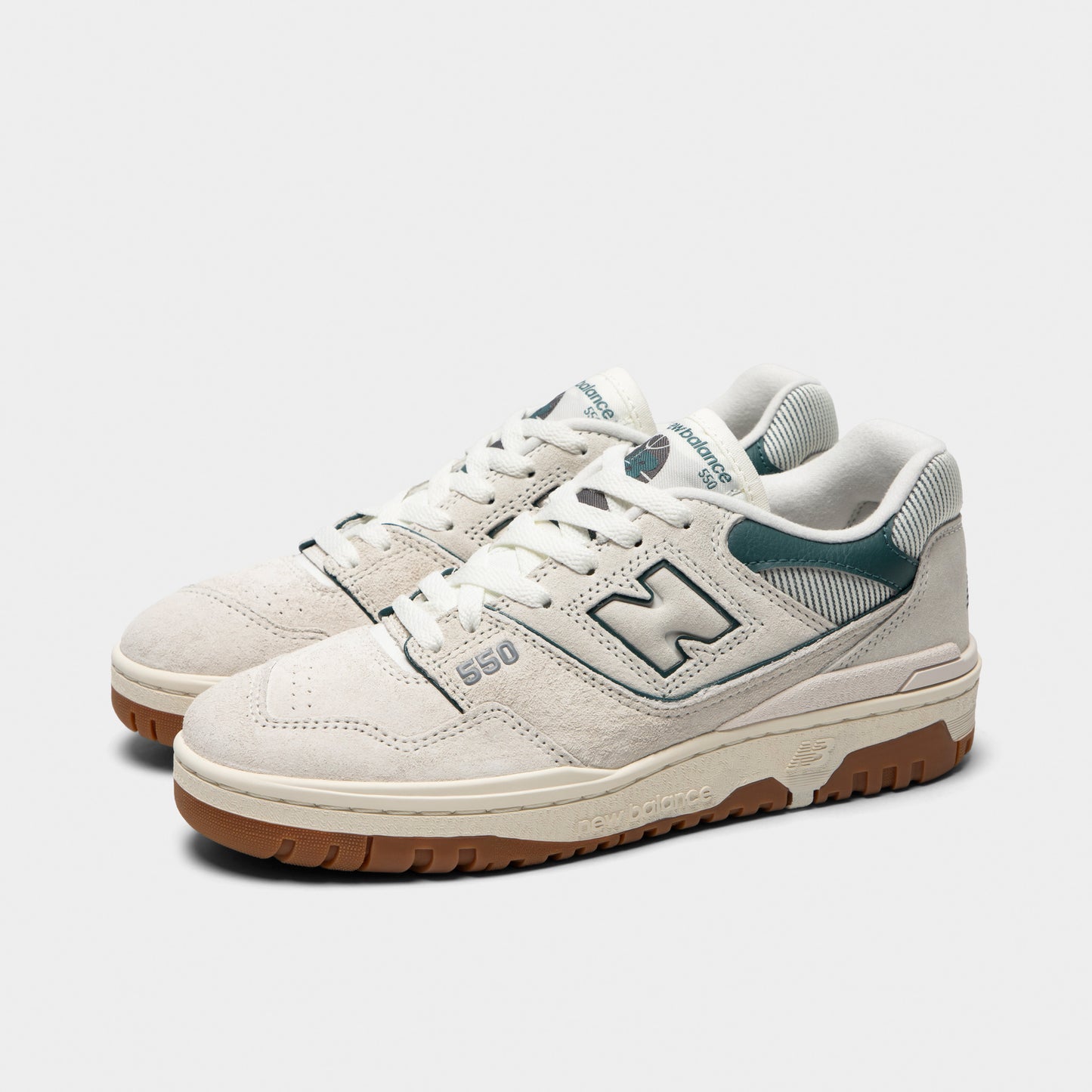 New Balance Femmes 550 Sel de mer / Sapin neuf