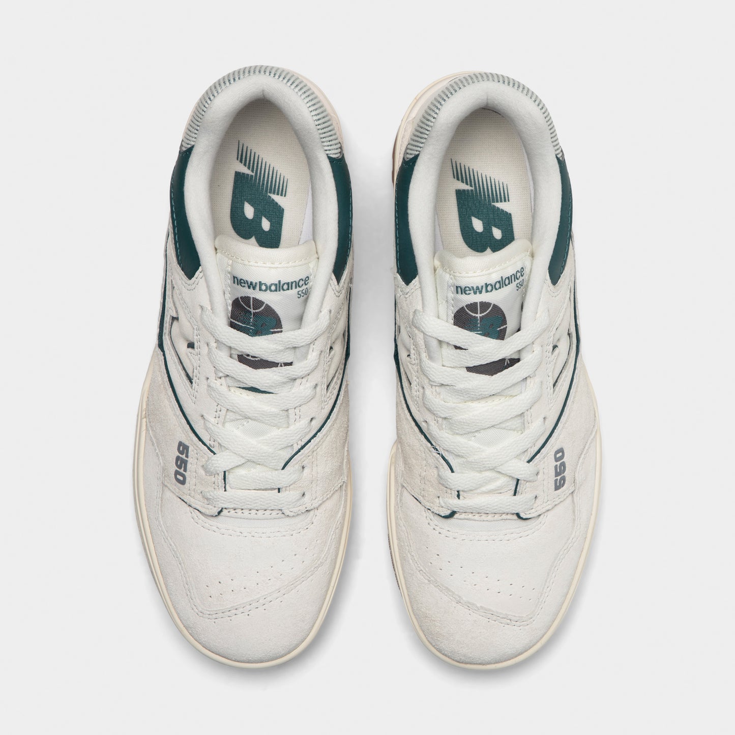 New Balance Femmes 550 Sel de mer / Sapin neuf