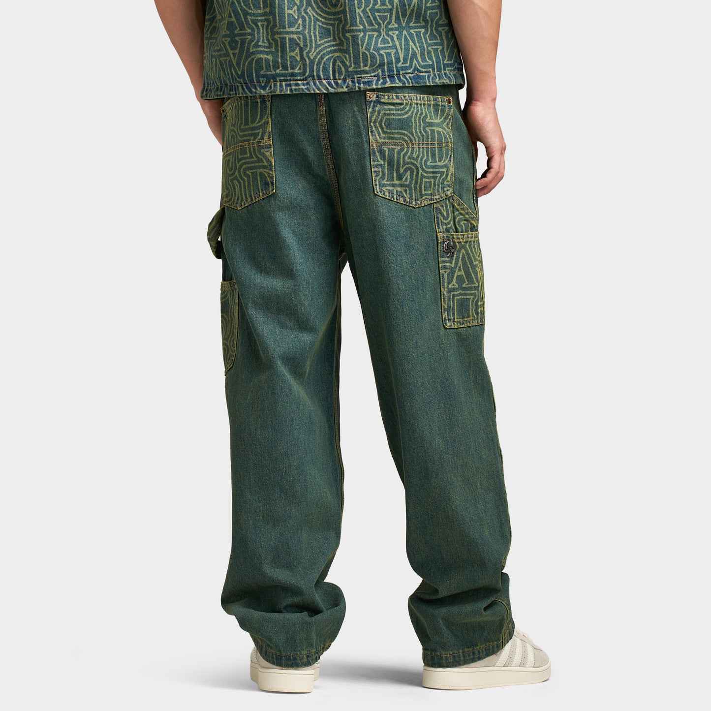 Criminal Damage Berkley Jean en denim Monogrammé / Bleu sale