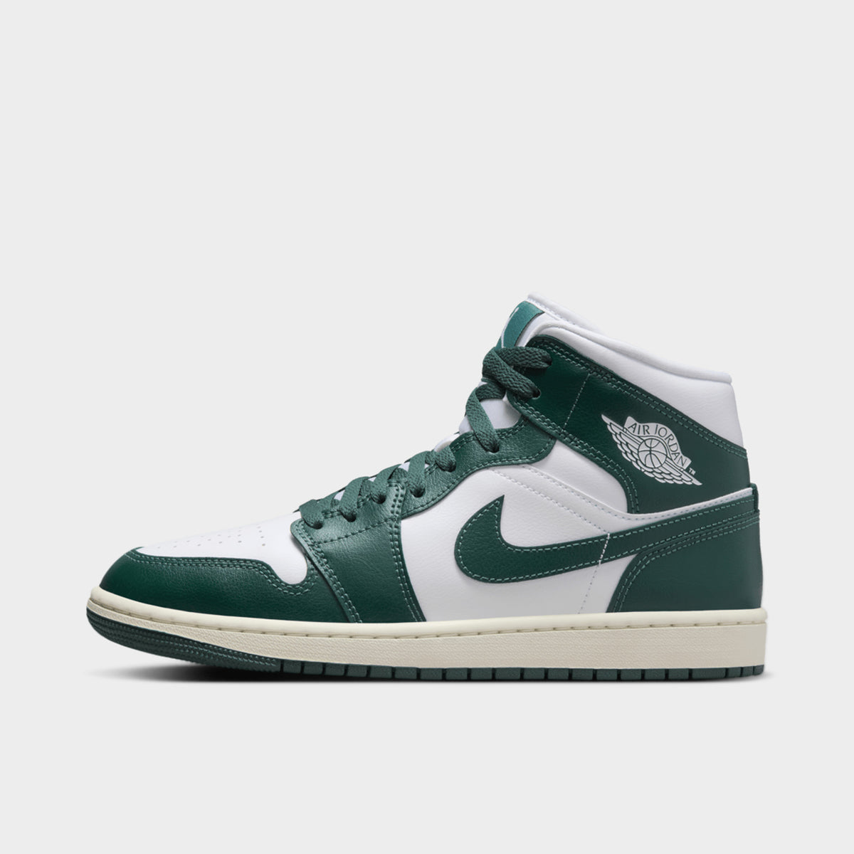 Jordan 1 Women s Mid White Oxidized Green Sail JD Sports