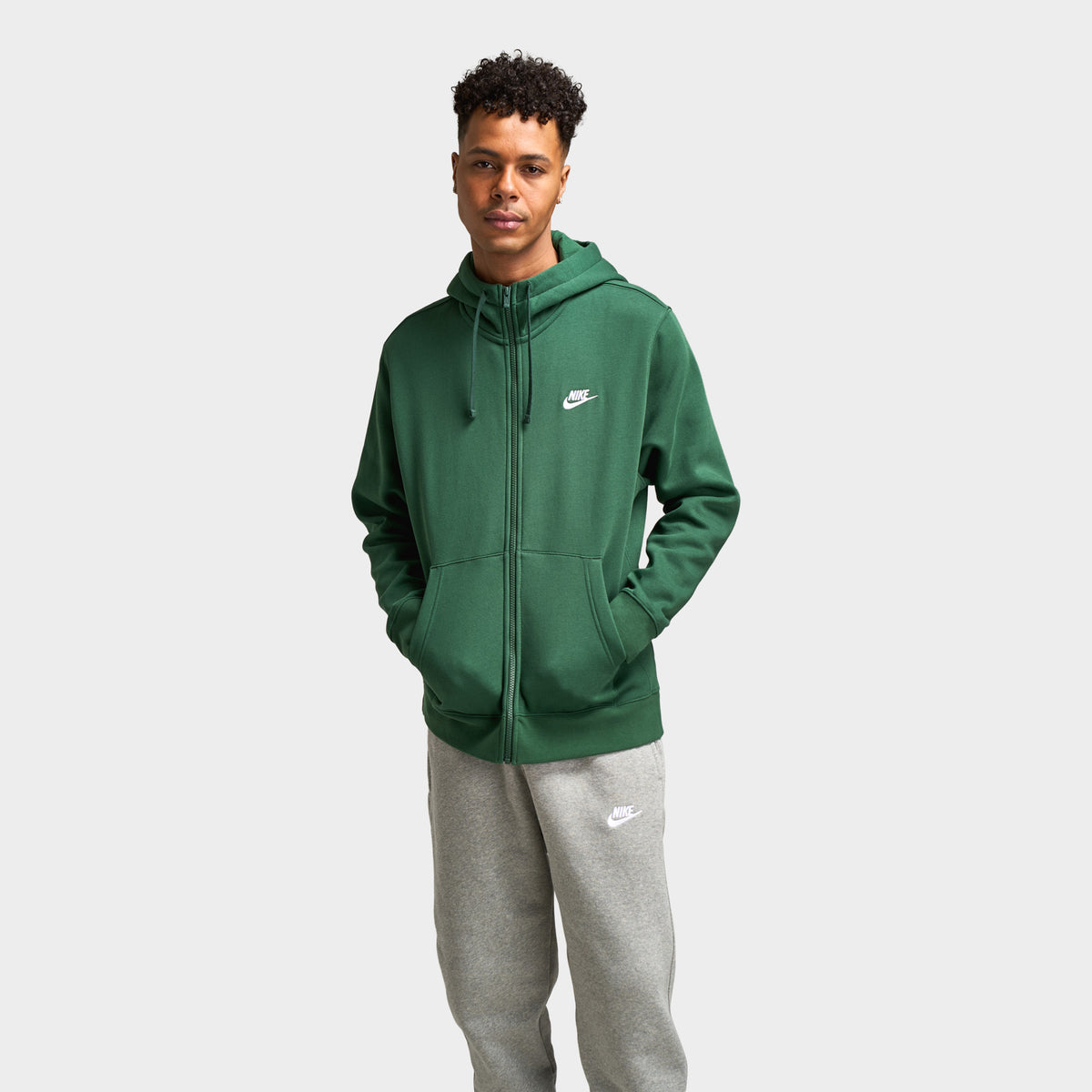Nike sportswear club fleece full zip hoodie new arrivals