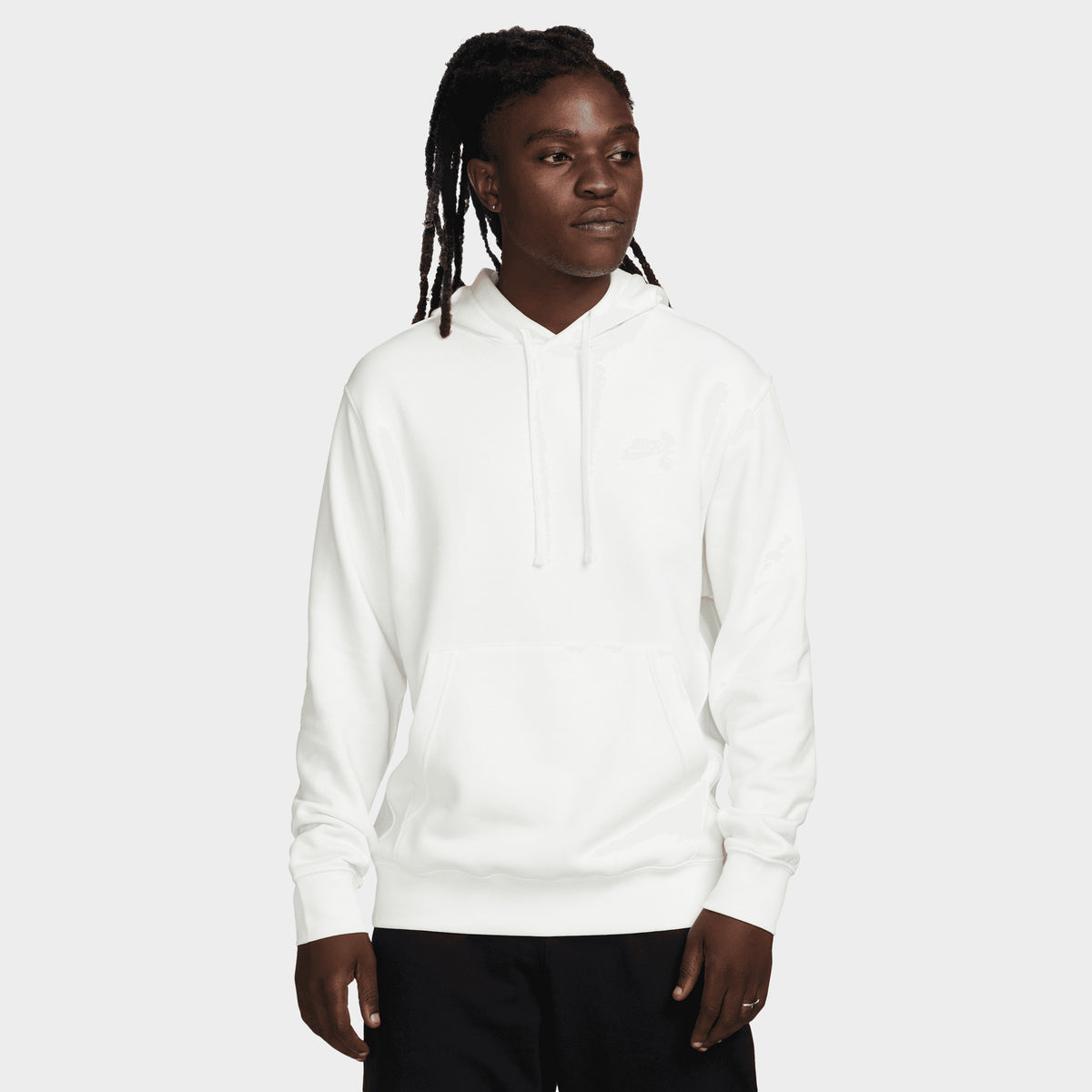 Nike sportswear club hoodie white store