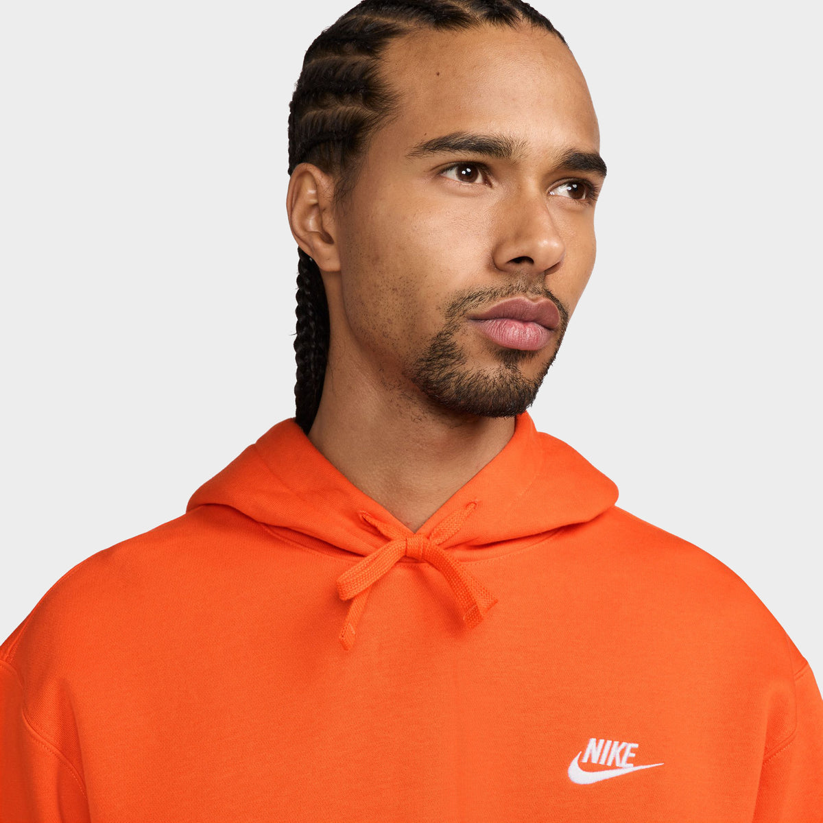 Nike Sportswear Club Fleece Pullover Hoodie Safety Orange Safety Ora JD Sports