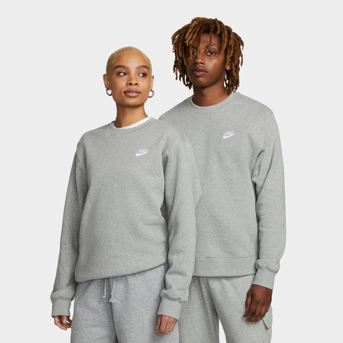 Nike sportswear heritage fleece crew store