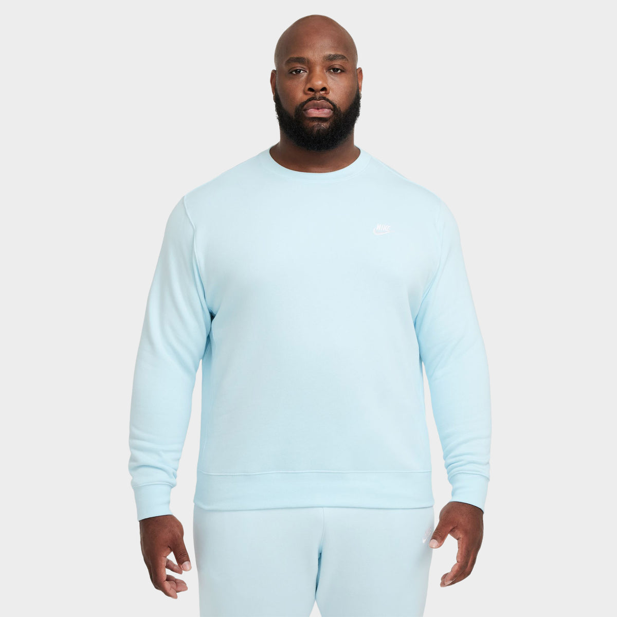 Nike Sportswear Club Fleece Crewneck Glacier Blue White JD Sports