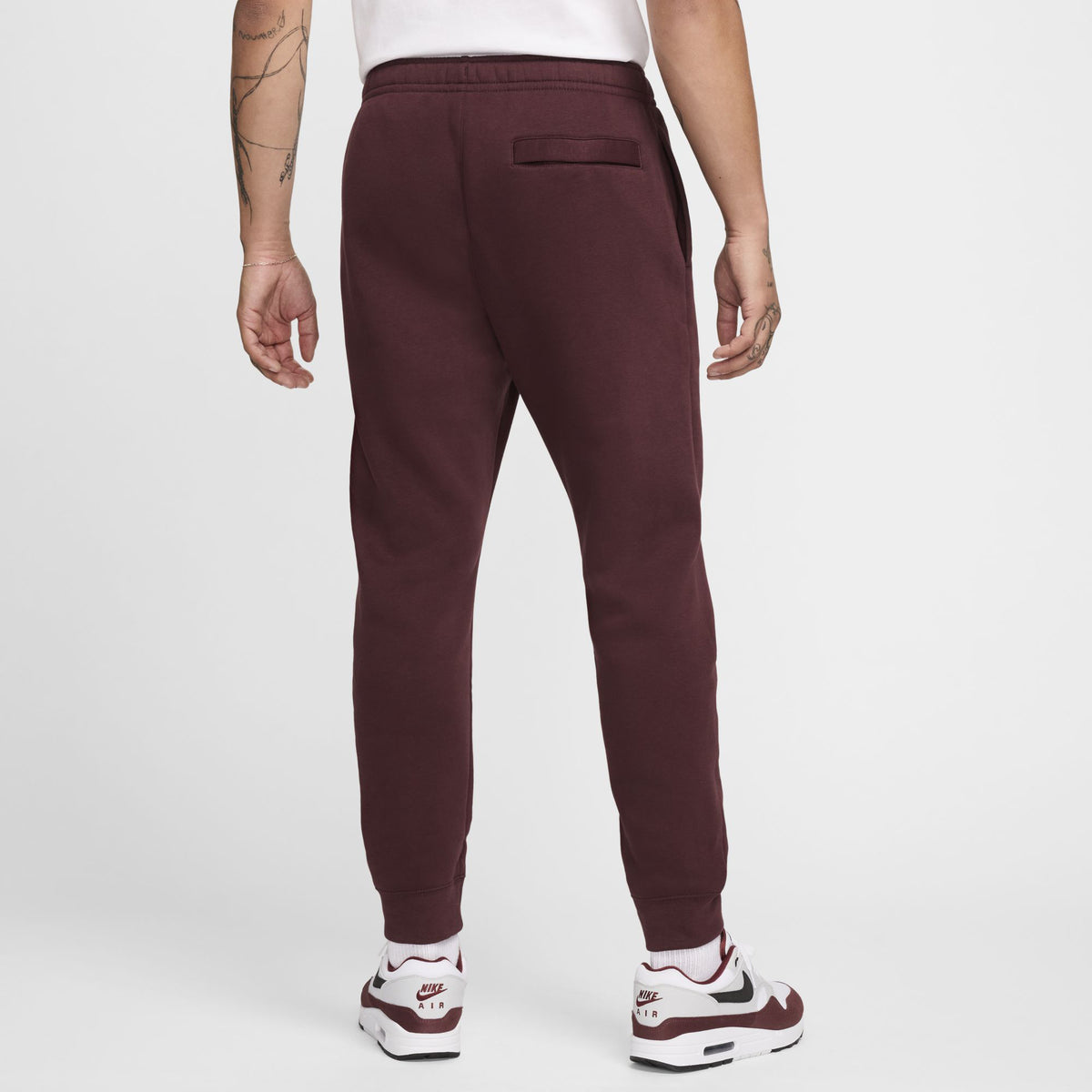 Nike burgundy joggers online