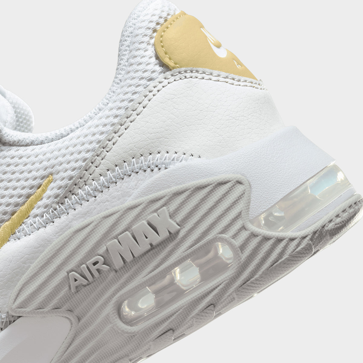 Clear and gold air max best sale