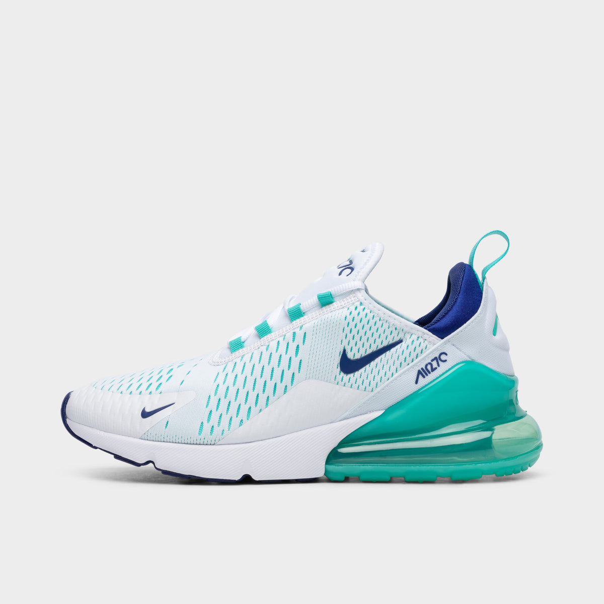 Nike Air Max 270 White Hyper Jade Deep Royal Blue JD Sports