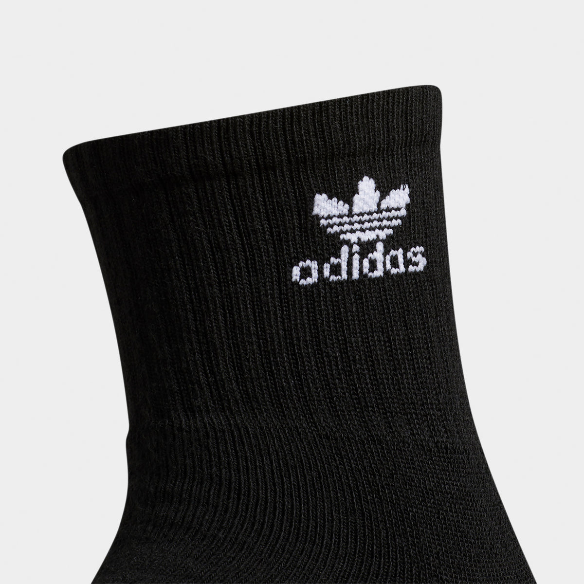 adidas Originals Trefoil 6 Pack Quarter Socks Black White
