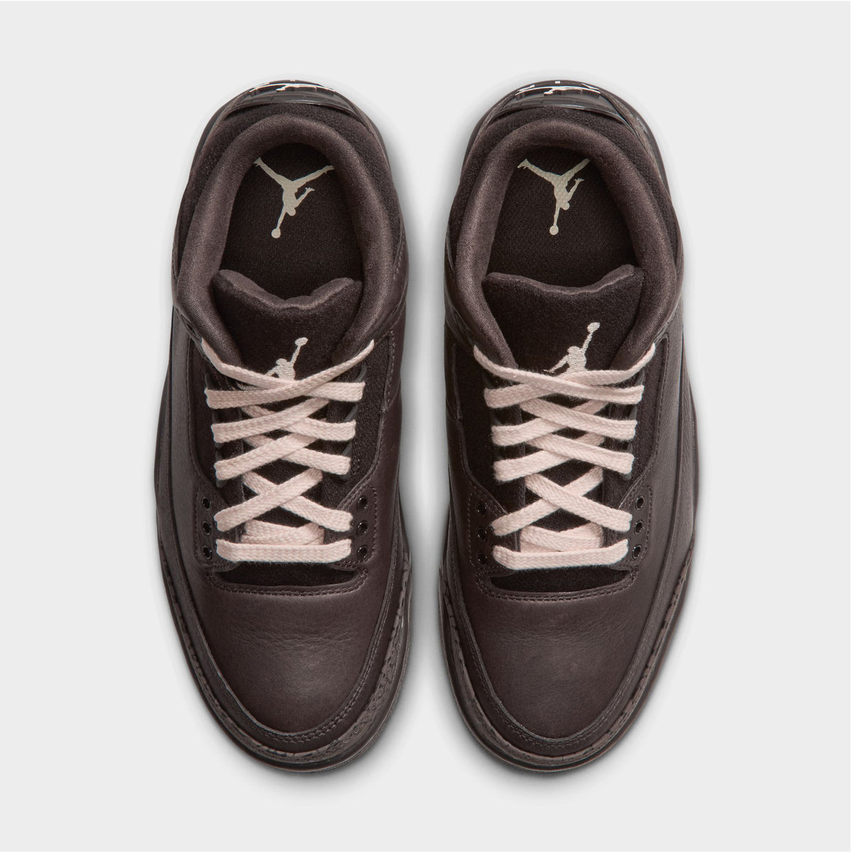 Jordan Femme 3 Retro Velours Marron / Blanc Perle - Tan Britannique Clair