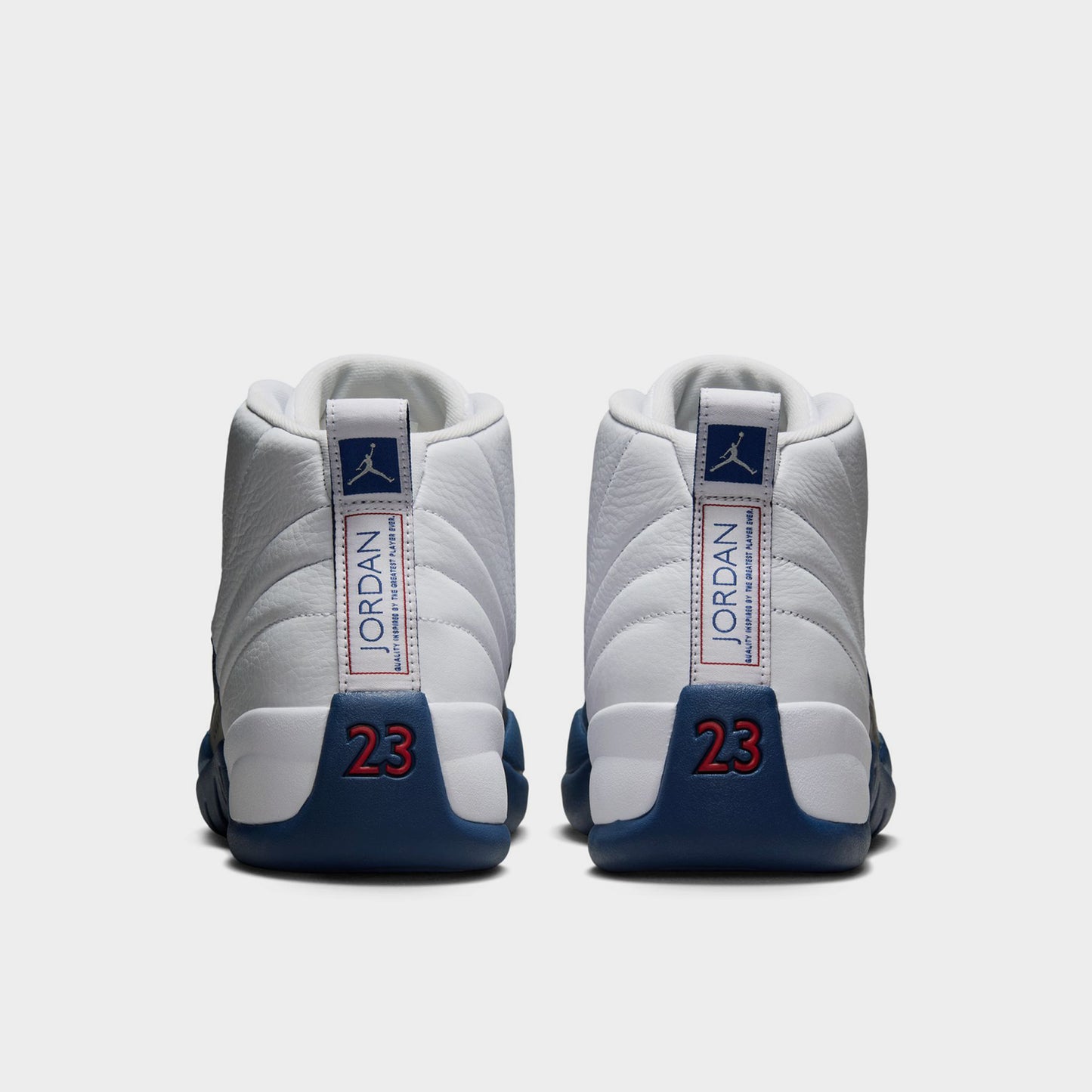 Jordan 12 Retro White / French Blue - Metallic Silver