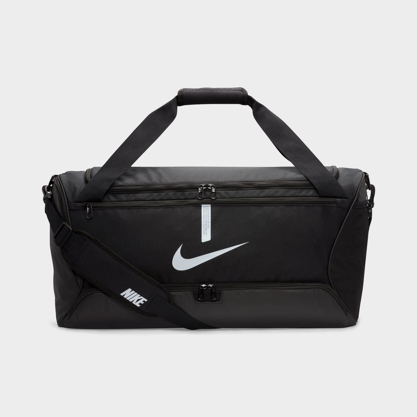 Nike Academy Équipe Soccer Sac de sport noir / noir - blanc