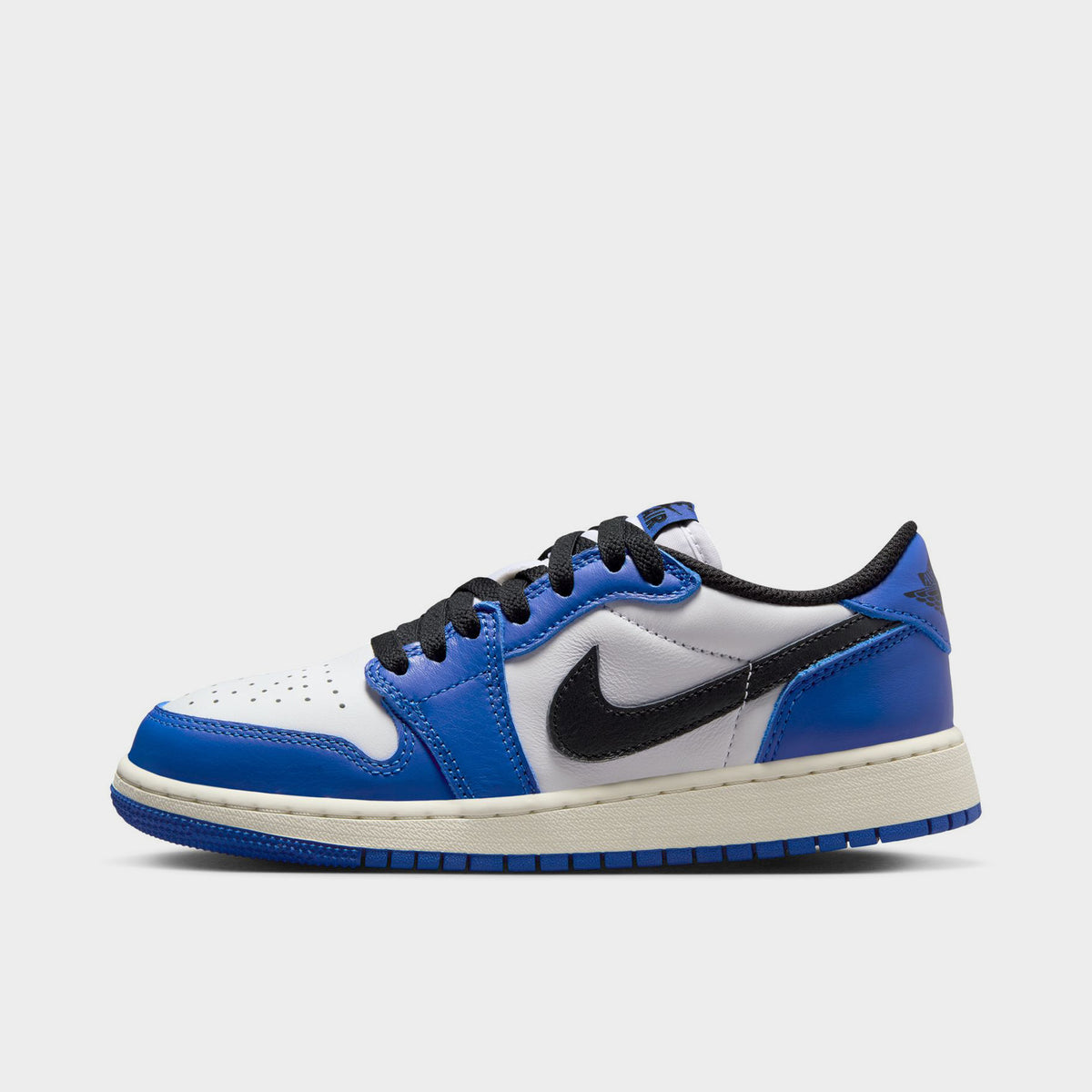 絶妙なデザイン Jordan 1 Low OG GS White / Black - Game Royal | JD Sports 靴