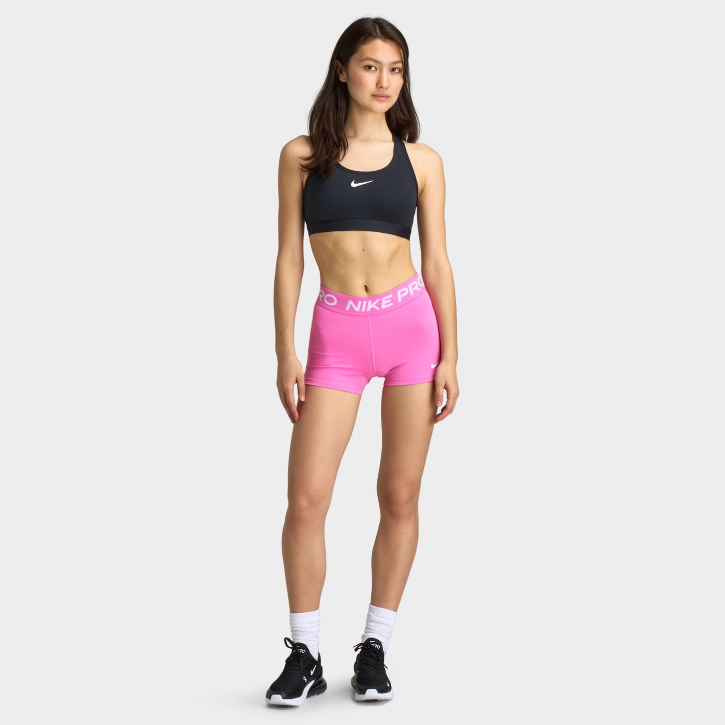 Nike Pro Women's 365 Shorts 3" Playful Pink / White