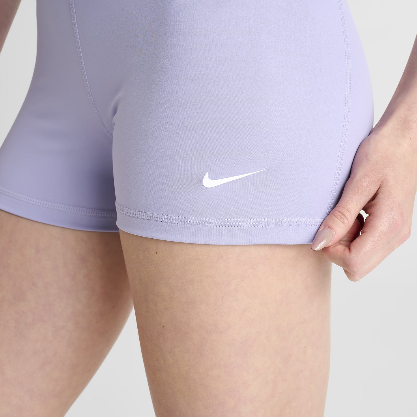 Nike Pro Women's 3" Shorts Lilac Ice / White