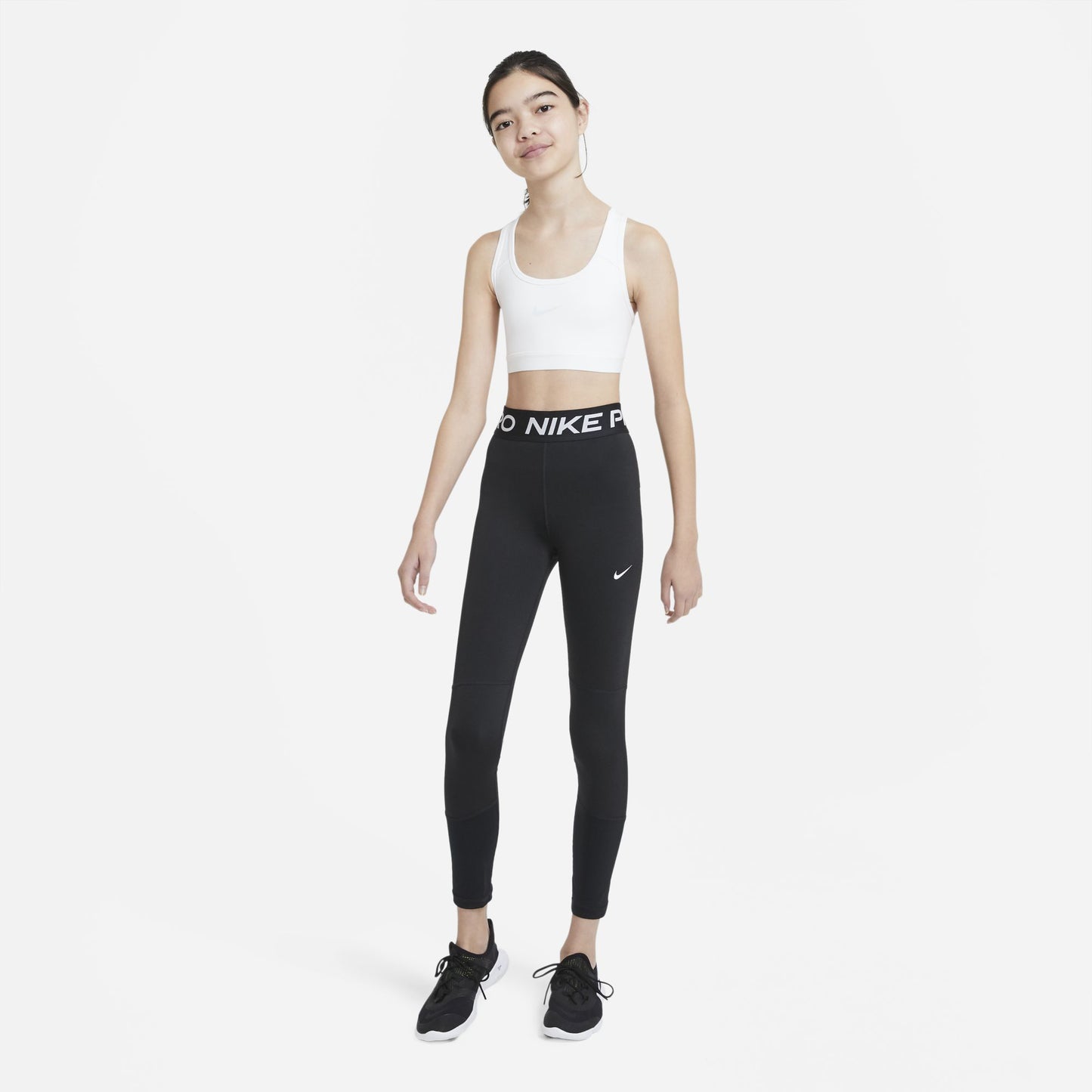 Nike Pro Junior Filles' Dri-FIT Leggings / Noir