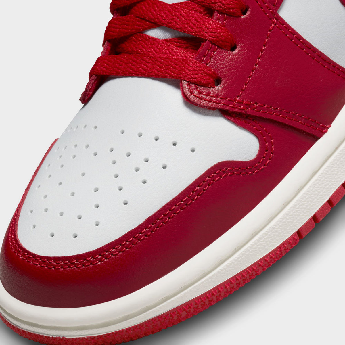 Jordan Women s 1 Low White Gym Red Black JD Sports