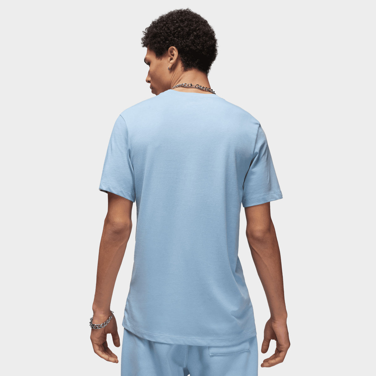 Jordan Jumpman S S T shirt Light Blue White