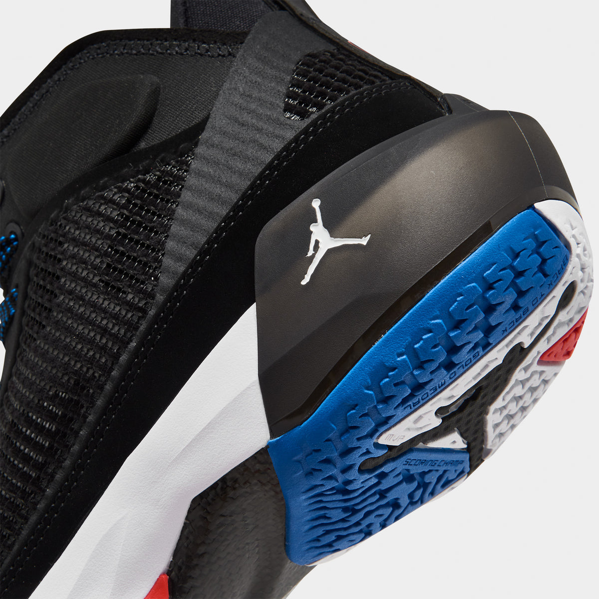 Jordan 37 Low GS Black White University Red JD Sports