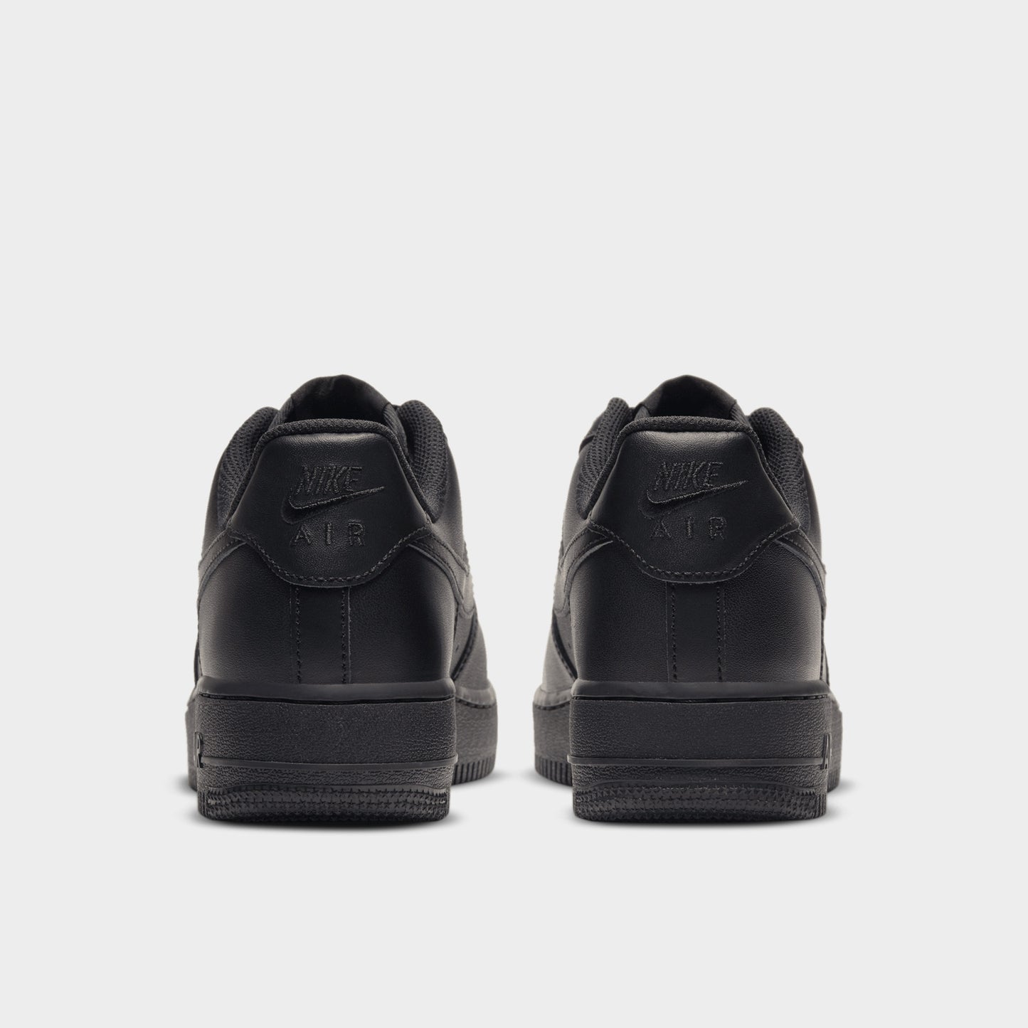 Nike Femmes Air Force 1 07 Noir / Noir