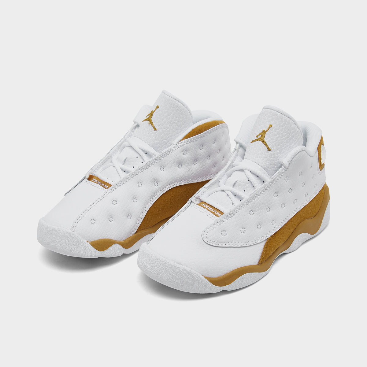 Jordan 13 retro store white and gold